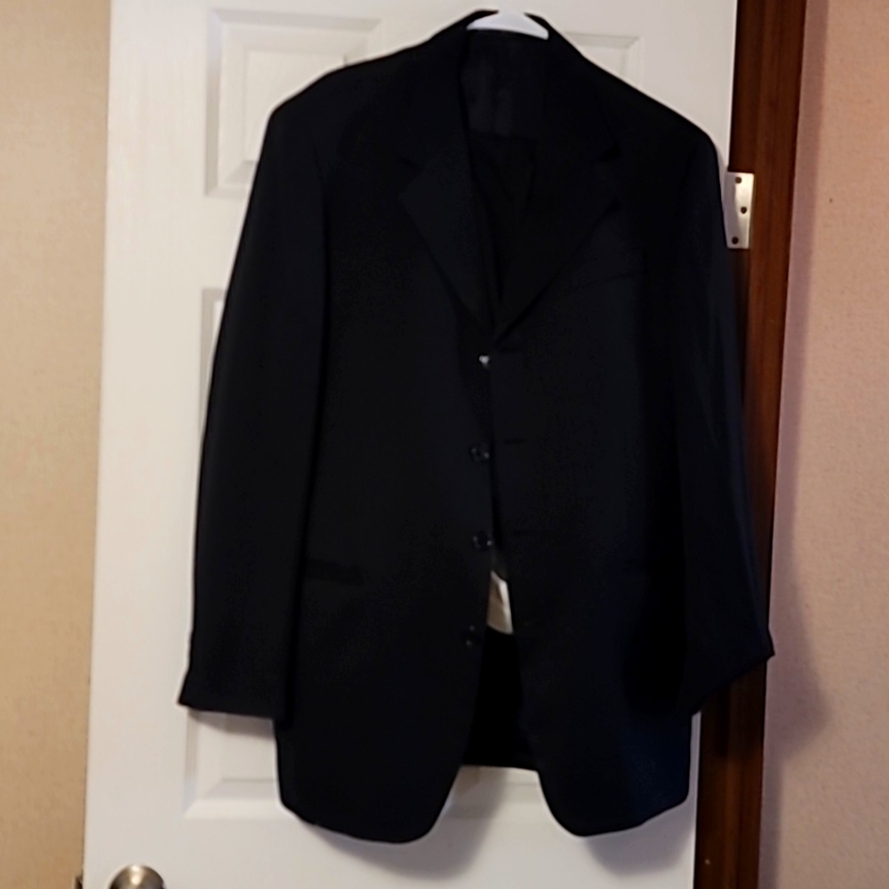 Black vintage suit